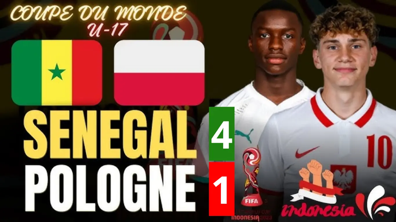 Pologne vs Sénégal coupe du Monde U17 Indonésie 2023